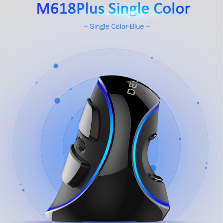 DELUX M618 Plus Wired Ergonomic Gaming Mouse 1600DPI