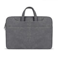 ST06S Waterproof PU Leather Shoulder Bag with Hidden Zipper and Portable Strap for 13.3-inch Laptops, with Magic Stick and Luggage Belt, ST06S 13.3 inch Dark Gray, ST06S 13.3 inch Pink