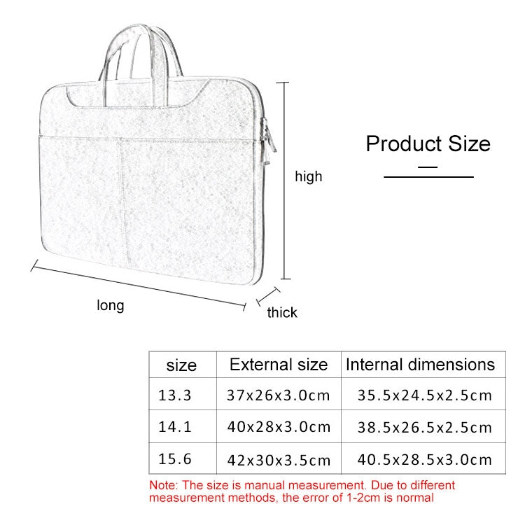 Sac à main gaming en cuir PU pour PC 15,6 pouces