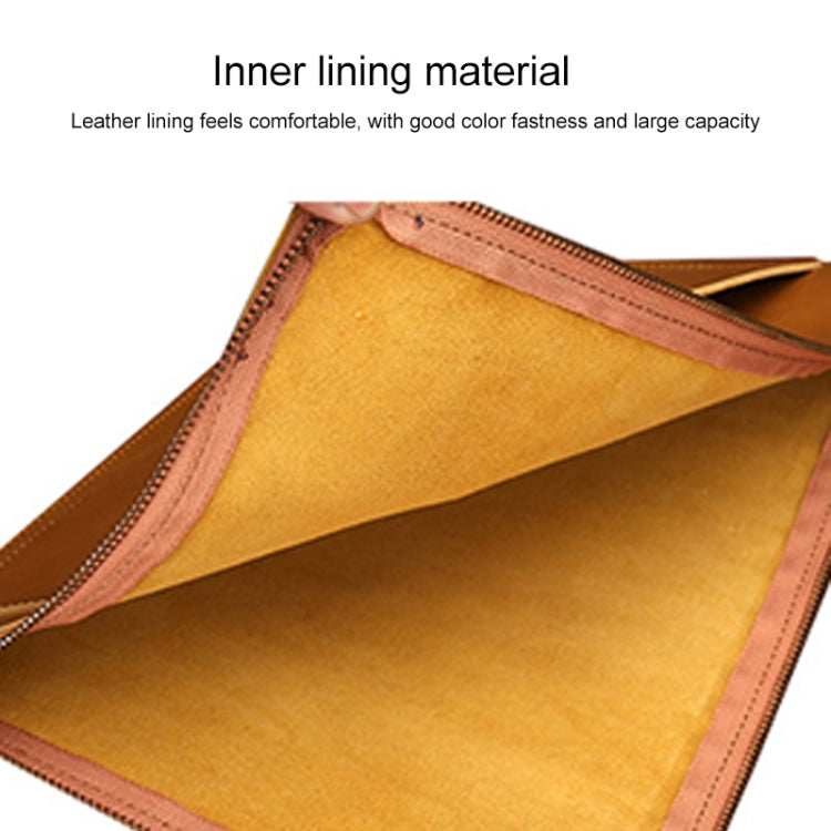 Sac en cuir véritable pour PC et tablette 12 pouces