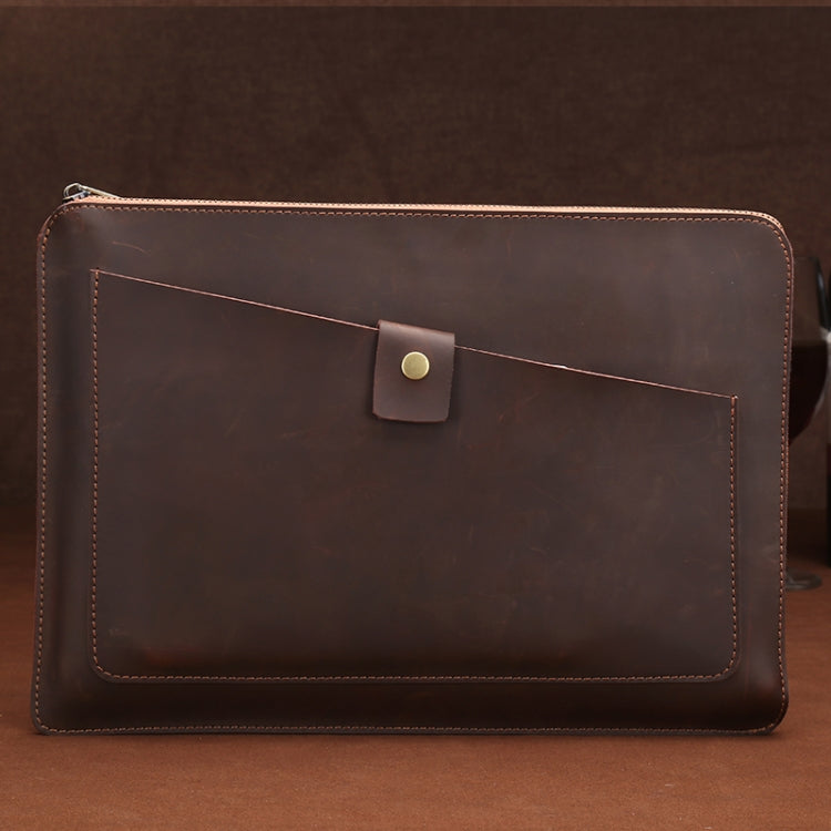 Leather bag for laptops up to 15.4 inches - Gaming