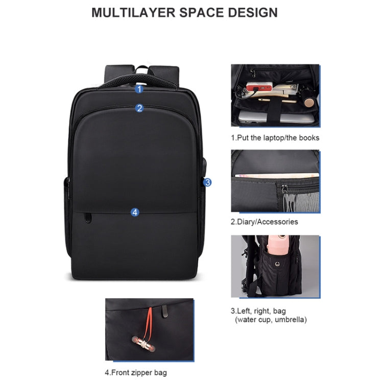 Waterproof 15-inch Laptop Gaming Backpack with USB Port