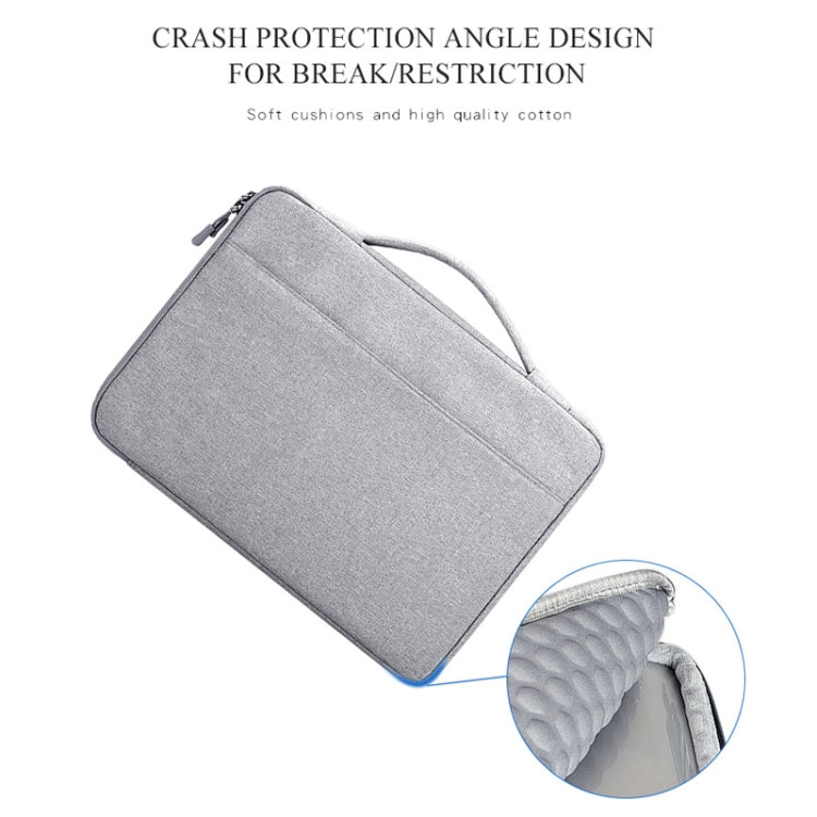 ND04 Sac à main étanche en tissu Oxford pour ordinateurs portables de 13,3 pouces, avec sangle de chariot de coffre, 13.3 inch