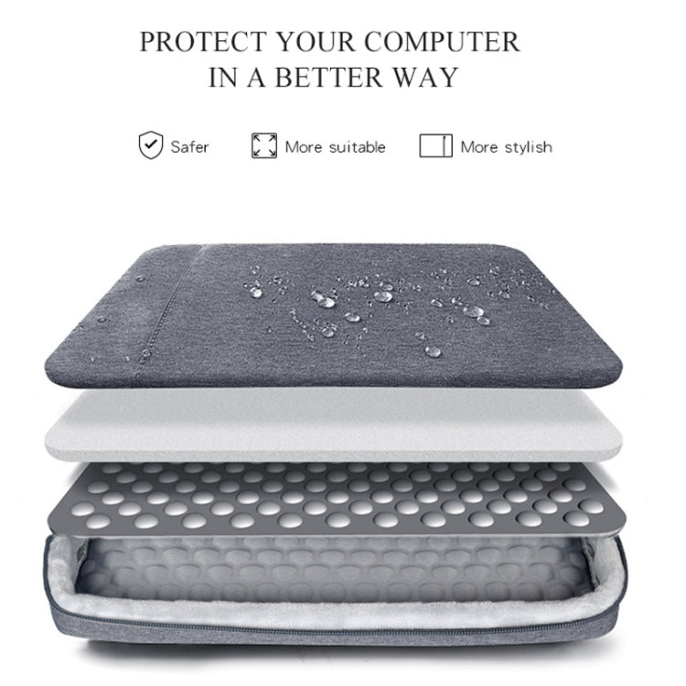 ND04 Sac à main étanche en tissu Oxford pour ordinateurs portables de 13,3 pouces, avec sangle de chariot de coffre, 13.3 inch