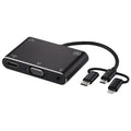 Adaptateur 3 en 1 HD pour PC : HDMI, VGA, Audio, 8 broches