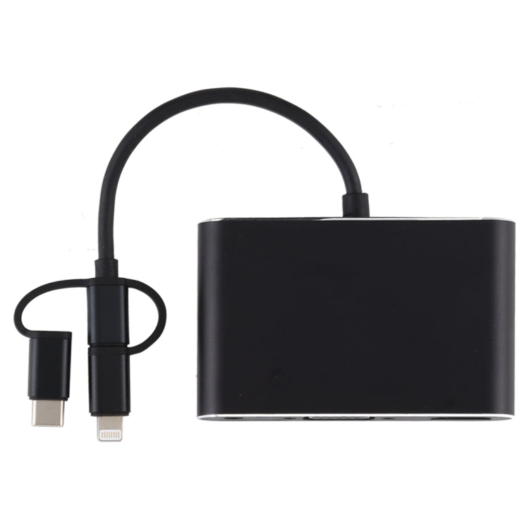 Adaptateur 3 en 1 HD pour PC : HDMI, VGA, Audio, 8 broches