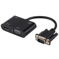 Adaptateur VGA vers HDMI 2 en 1 pour PC et Gaming