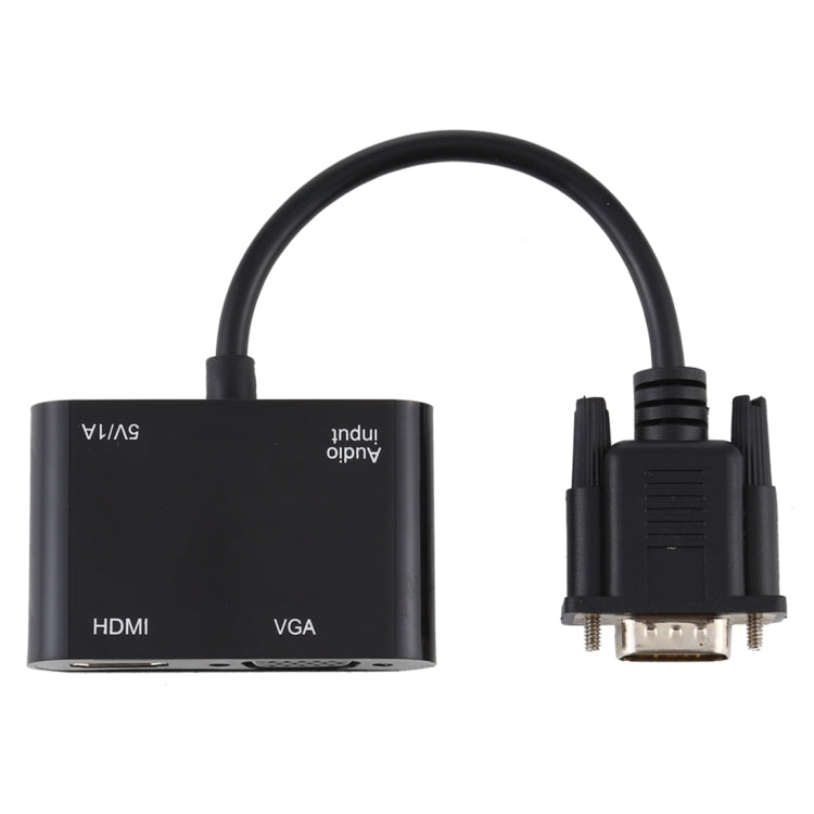 Adaptateur VGA vers HDMI 2 en 1 pour PC et Gaming