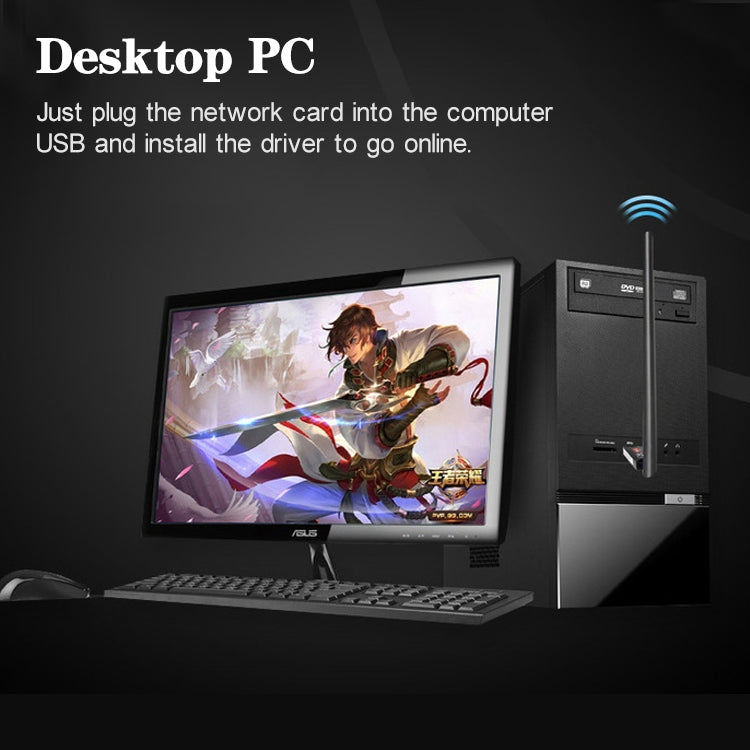 Adaptateur WIFI USB AC 600 Mbps pour Gaming PC et