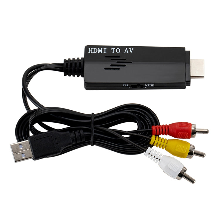 Adaptateur HDMI vers RCA 1080P pour PC et Gaming