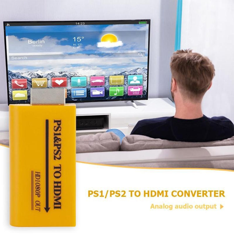 Adaptateur HDMI HD 1080P pour PS1/PS2 - Gaming Optimal