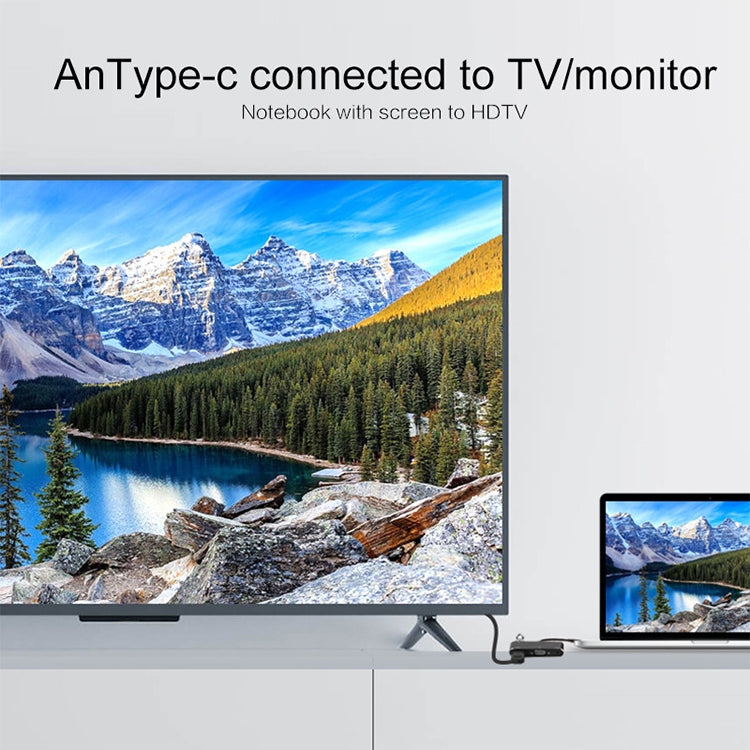 USB-C/Type-C to HDMI/VGA/USB 3.0/PD Converter