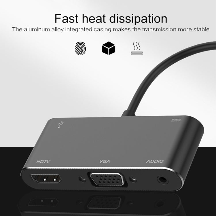 USB-C/Type-C to HDMI/VGA/USB 3.0/PD Converter