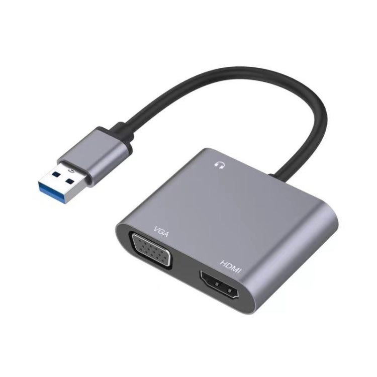 Convertisseur USB-C vers HDMI/VGA pour PC Gaming