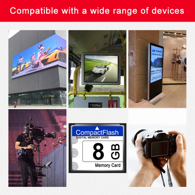 Carte Compact Flash 8 Go pour PC - Accessoire Gaming