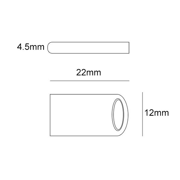 Zsuit 16 Go USB 3.0 Mini disque flash USB en forme d'anneau en métal, 16GB USB 3.0