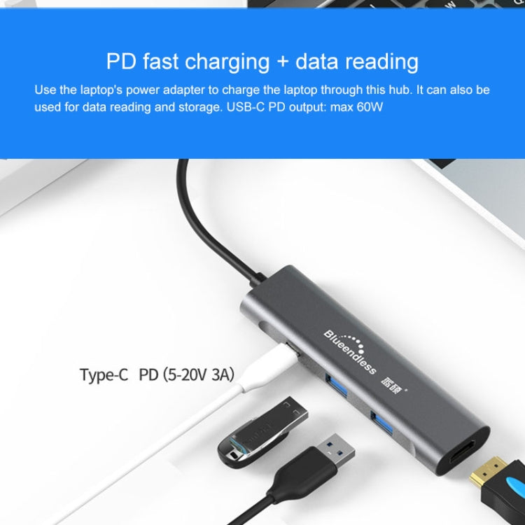 4-in-1 USB-C Hub with HDMI and PD for Gaming PCs