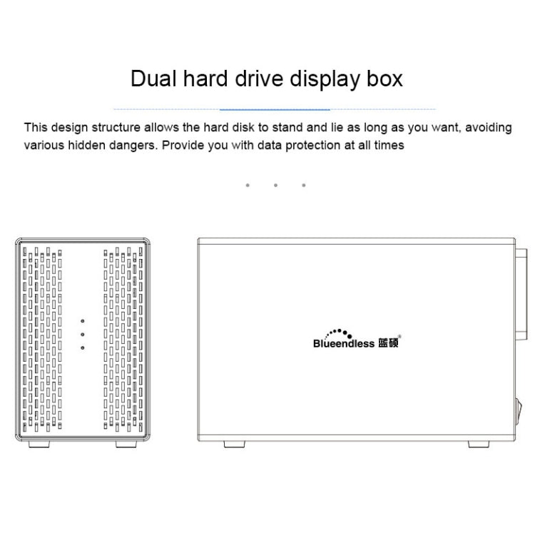 Boîtier Externe RAID USB-B pour Disques Durs 3,5" Gaming