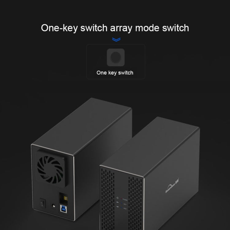 Boîtier Externe RAID USB-B pour Disques Durs 3,5" Gaming