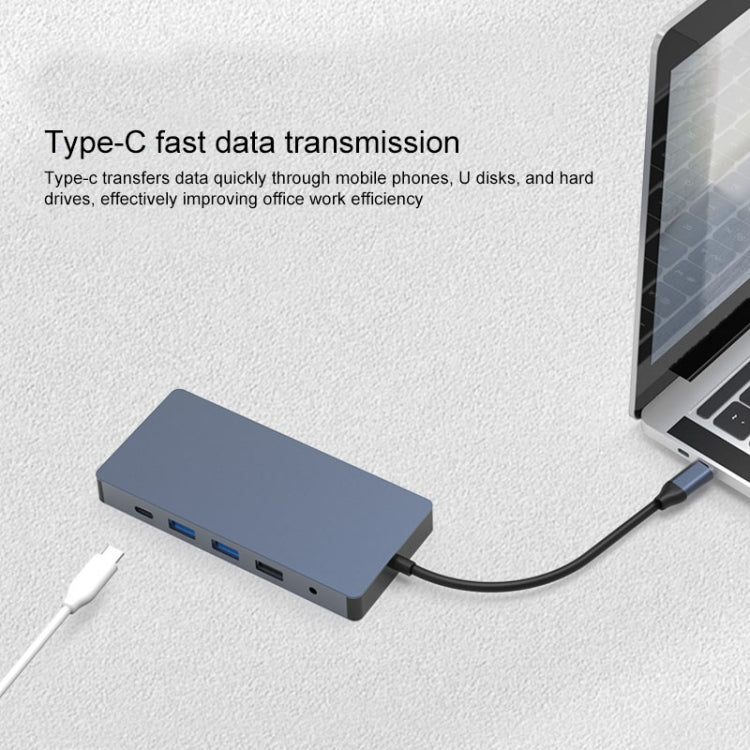 Station d'Extension USB-C 12 en 1 pour PC Gaming