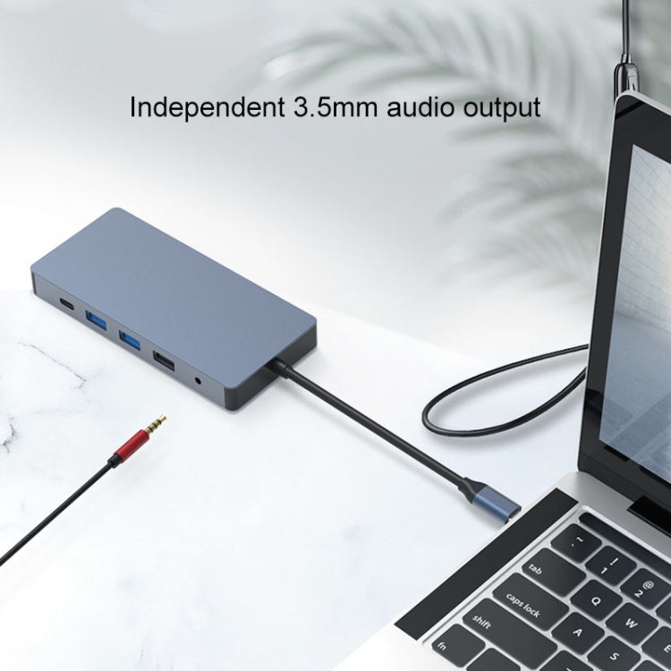 Station d'Extension USB-C 12 en 1 pour PC Gaming