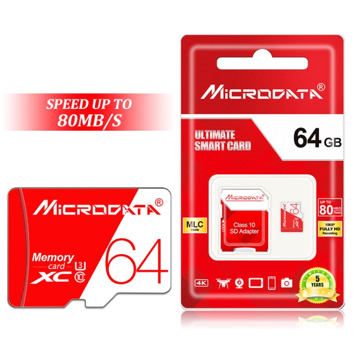 Carte mémoire Micro SD U3 64 Go pour gaming haute vitesse
