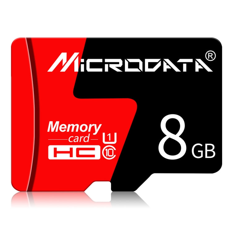 8GB Micro SD U1 Memory Card Red and Black for Gaming