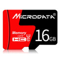 MICRODATA Carte mémoire U1 Rouge et Noir TF(Micro SD) 16 Go, 16GB