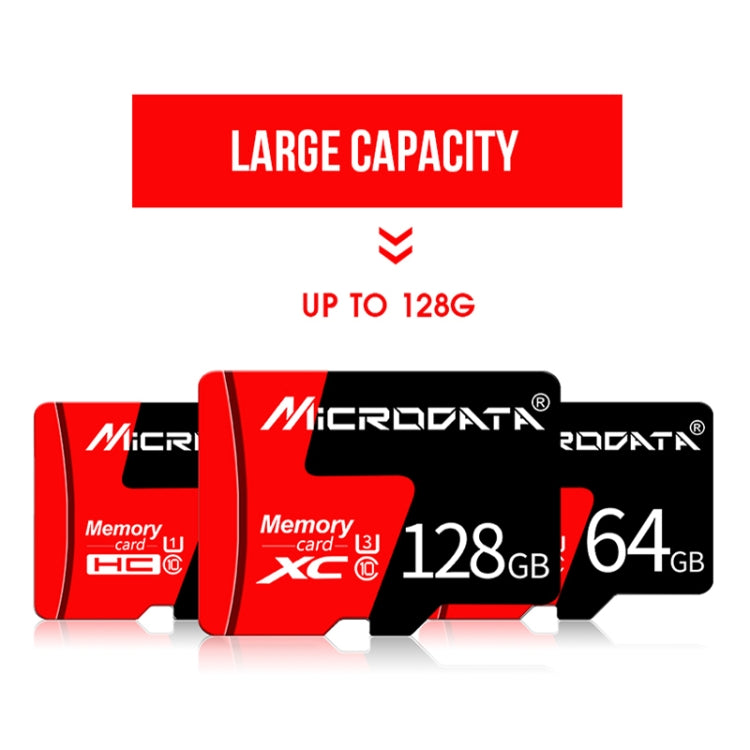 MICRODATA Carte mémoire U1 Rouge et Noir TF(Micro SD) 16 Go, 16GB