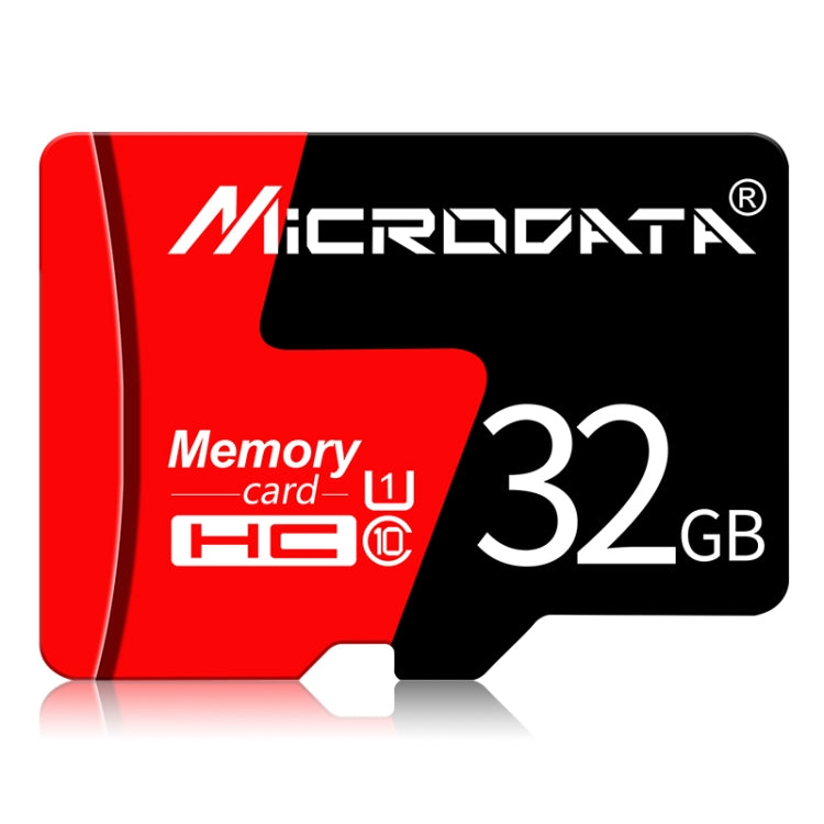 MICRODATA Red and Black U1 Memory Card TF(Micro SD) 32 GB, 32GB