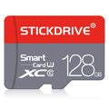 STICKDRIVE 128GB U3 Red and Grey TF (Micro SD) Memory Card, 128GB
