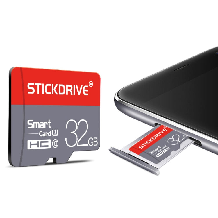 STICKDRIVE 128GB U3 Red and Grey TF (Micro SD) Memory Card, 128GB
