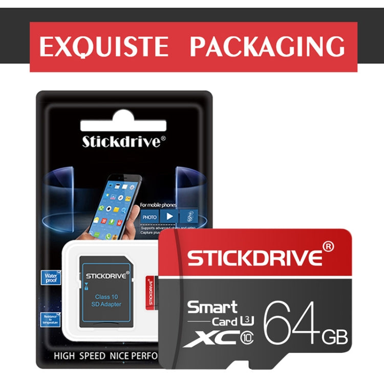 Carte mémoire Micro SD U3 64 Go pour gaming PC et