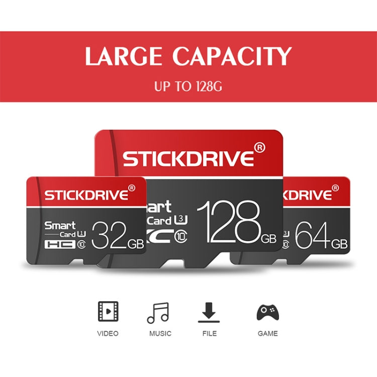 Carte mémoire TF 128 Go U3 pour gaming PC - Stickdrive