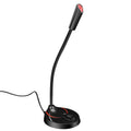 Microphone USB HXSJ F12 pour PC - Pliable et 360°