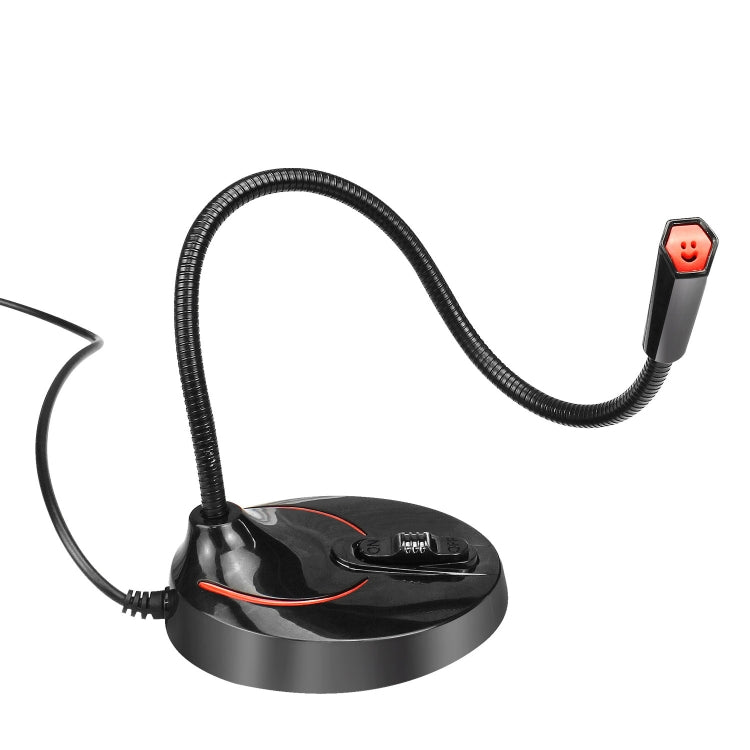 Microphone USB HXSJ F12 pour PC - Pliable et 360°