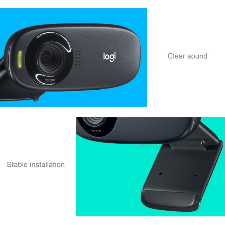 Webcam HD Logitech C310 - Appels Vidéo de Qualité 720p