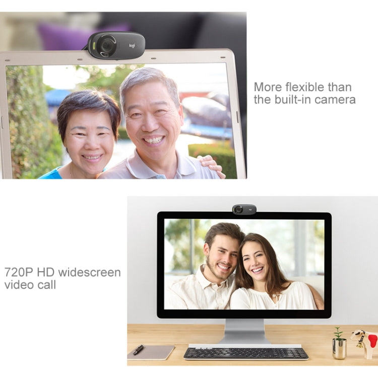 Webcam HD Logitech C310 - Appels Vidéo de Qualité 720p
