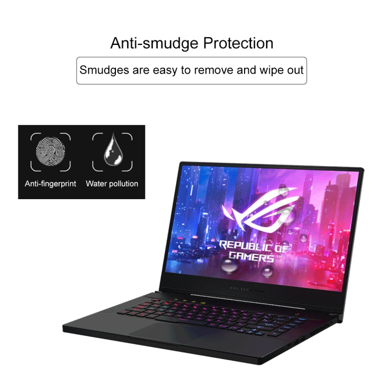 Film de protection verre trempé pour PC gaming ASUS ROG