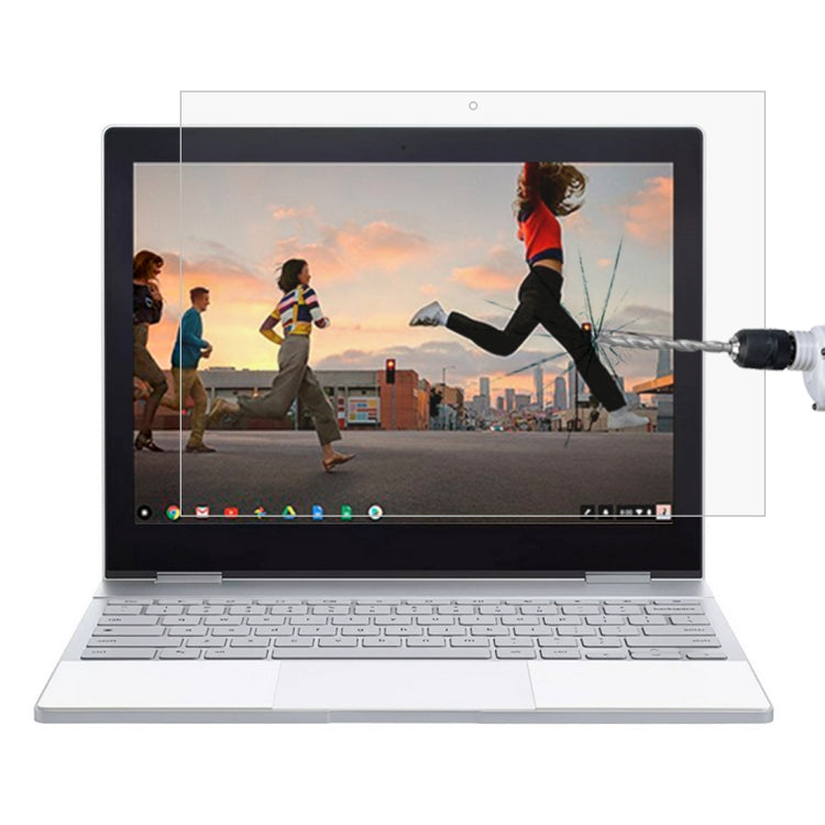 Film De Verre Trempé Plein Écran De Dureté De Surface De 0,4 Mm 9H Pour Google Pixelbook 12,3 Pouces, For Google Pixelbook 12.3 inch