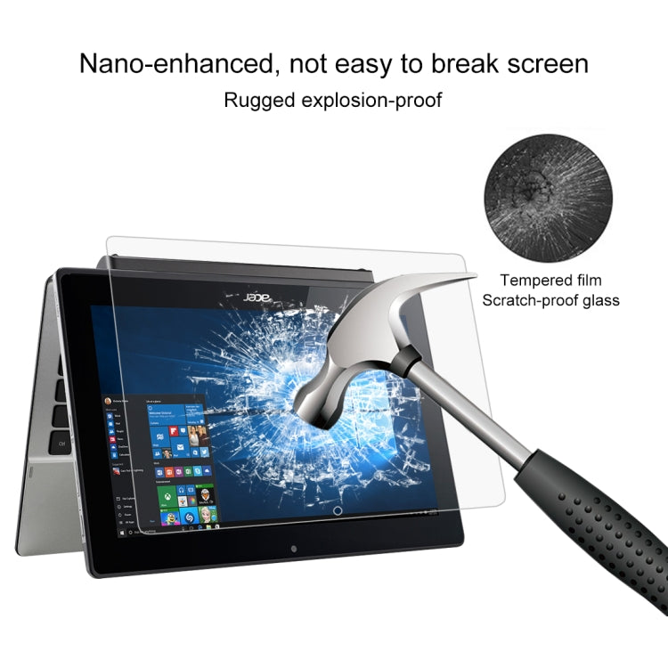 Film en verre trempé plein écran de dureté de surface de 0,4 mm 9H pour Acer Switch 11V (SW5-173) 11,6 pouces, For Acer Switch 11V (SW5-173) 11.6 inch