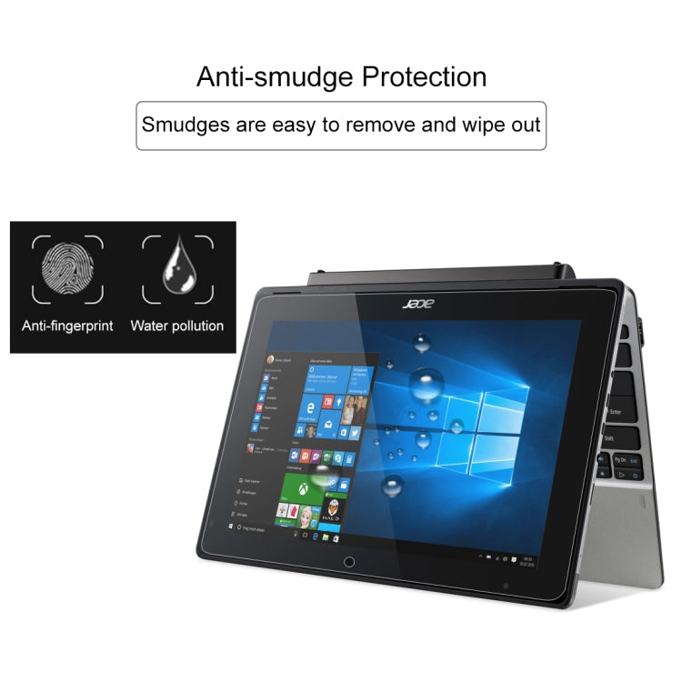 Film en verre trempé plein écran de dureté de surface de 0,4 mm 9H pour Acer Switch 11V (SW5-173) 11,6 pouces, For Acer Switch 11V (SW5-173) 11.6 inch
