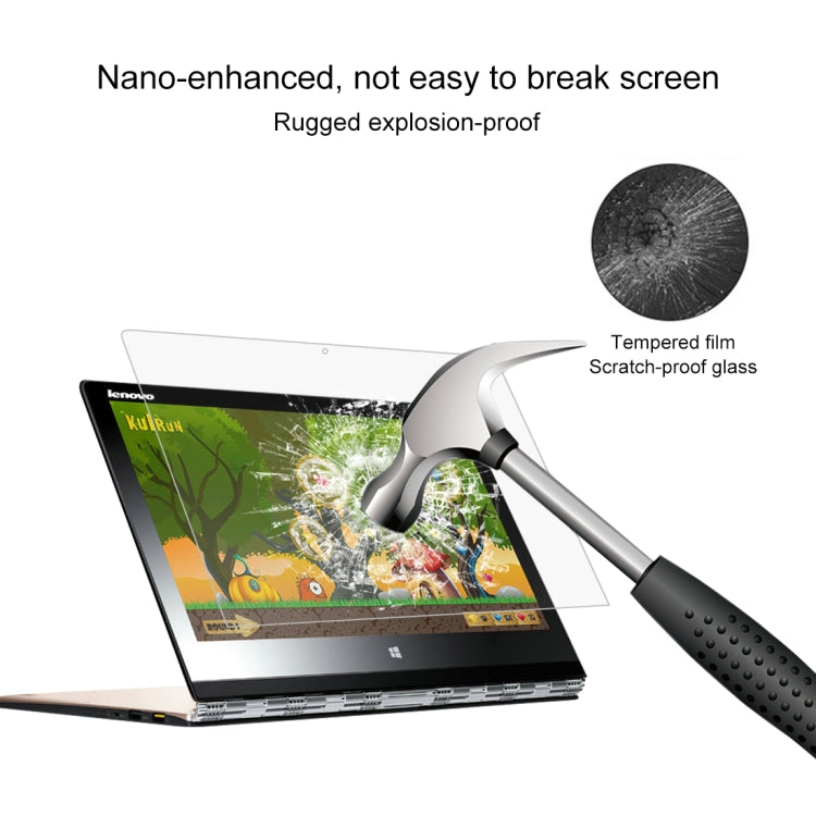 0.4mm 9H Surface Hardness Full Screen Tempered Glass Film For Lenovo Yoga 3 Pro 13.3 Inch, Yoga 3 Pro