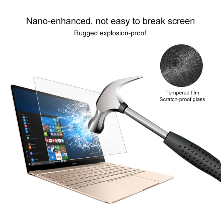 Film De Verre Trempé Plein Écran De Dureté De Surface De 0,4 Mm 9H Pour Huawei MateBook X 13,3 Pouces, MateBook X 13.3 inch