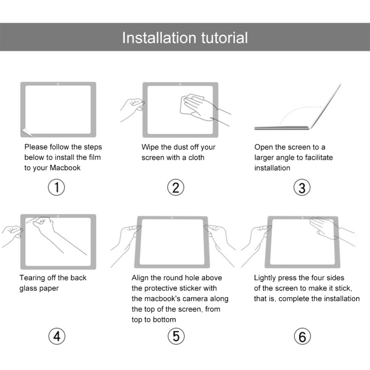 Film De Verre Trempé Plein Écran De Dureté De Surface De 0,4 Mm 9H Pour Huawei MateBook X 13,3 Pouces, MateBook X 13.3 inch