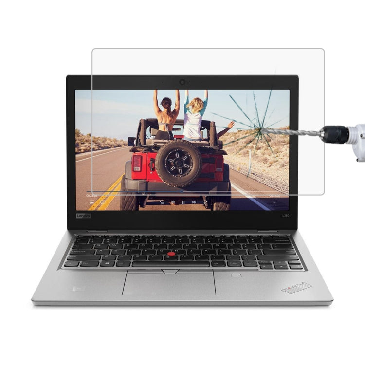 Film De Verre Trempé Plein Écran De Dureté De Surface De 0,4 Mm 9H Pour Lenovo ThinkPad L380 13,3 Pouces, Lenovo L380
