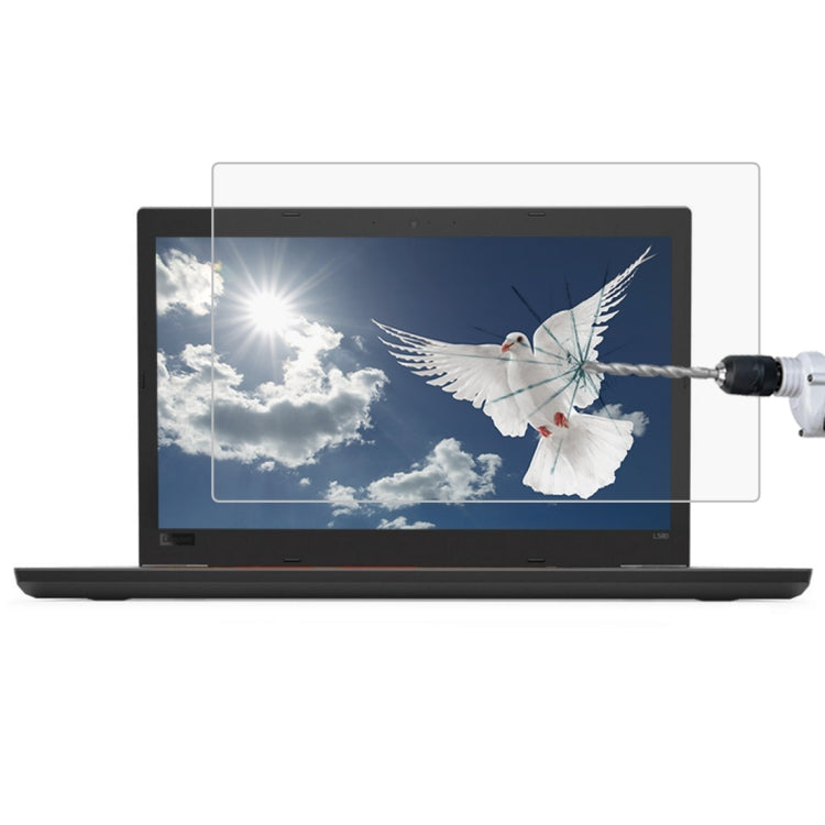 Full Screen Tempered Glass 9H Surface Hardness for Lenovo ThinkPad L580 15.6 Inch, Lenovo L580