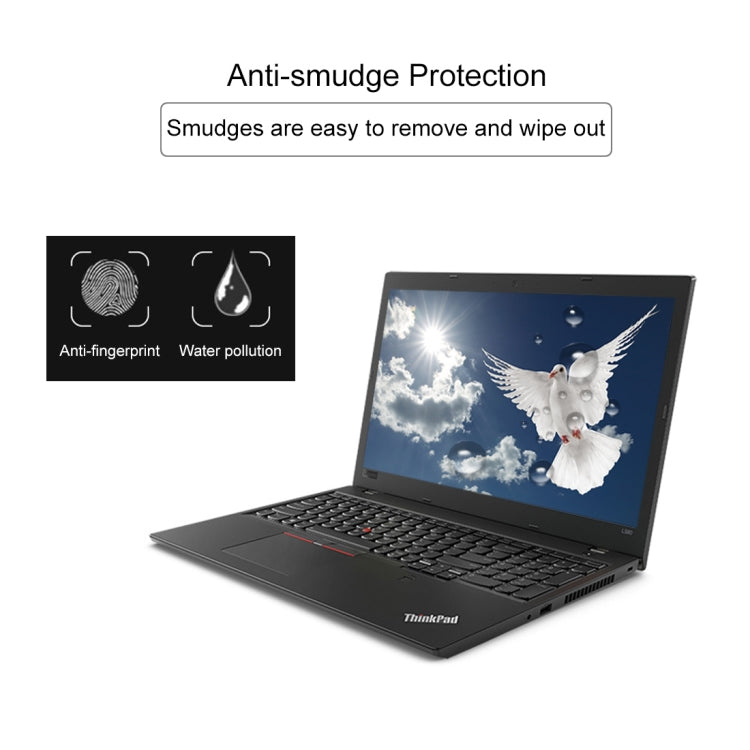 Full Screen Tempered Glass 9H Surface Hardness for Lenovo ThinkPad L580 15.6 Inch, Lenovo L580