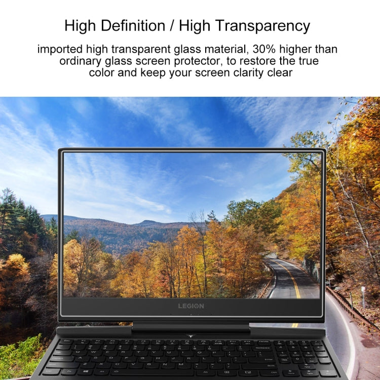 Full Screen Tempered Glass 9H Surface Hardness for Lenovo Y7000P 15.6 Inch, Lenovo Y7000P