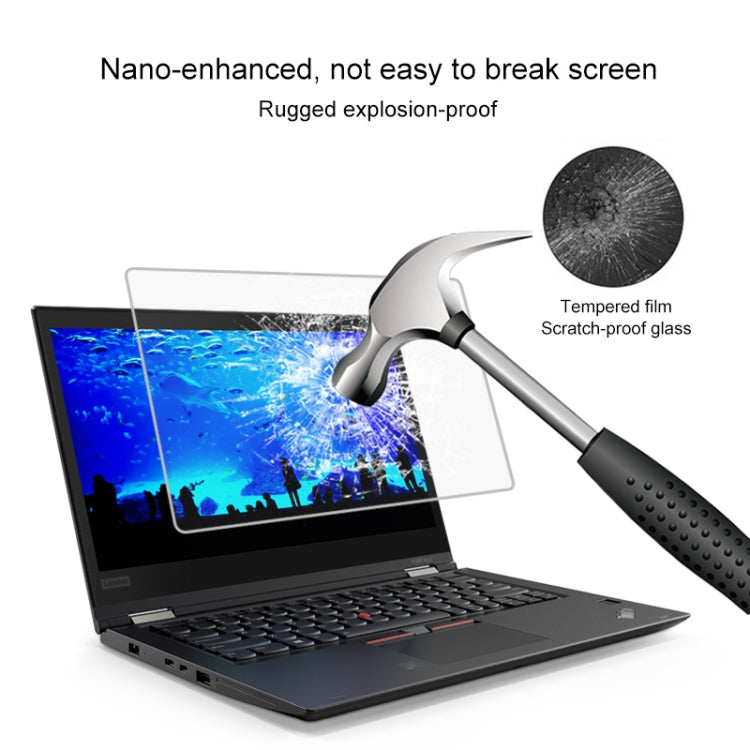 Film De Verre Trempé Plein Écran De Dureté De Surface De 0,4 Mm 9H Pour Lenovo ThinkPad X380 Yoga 13,3 Pouces, X380 Yoga